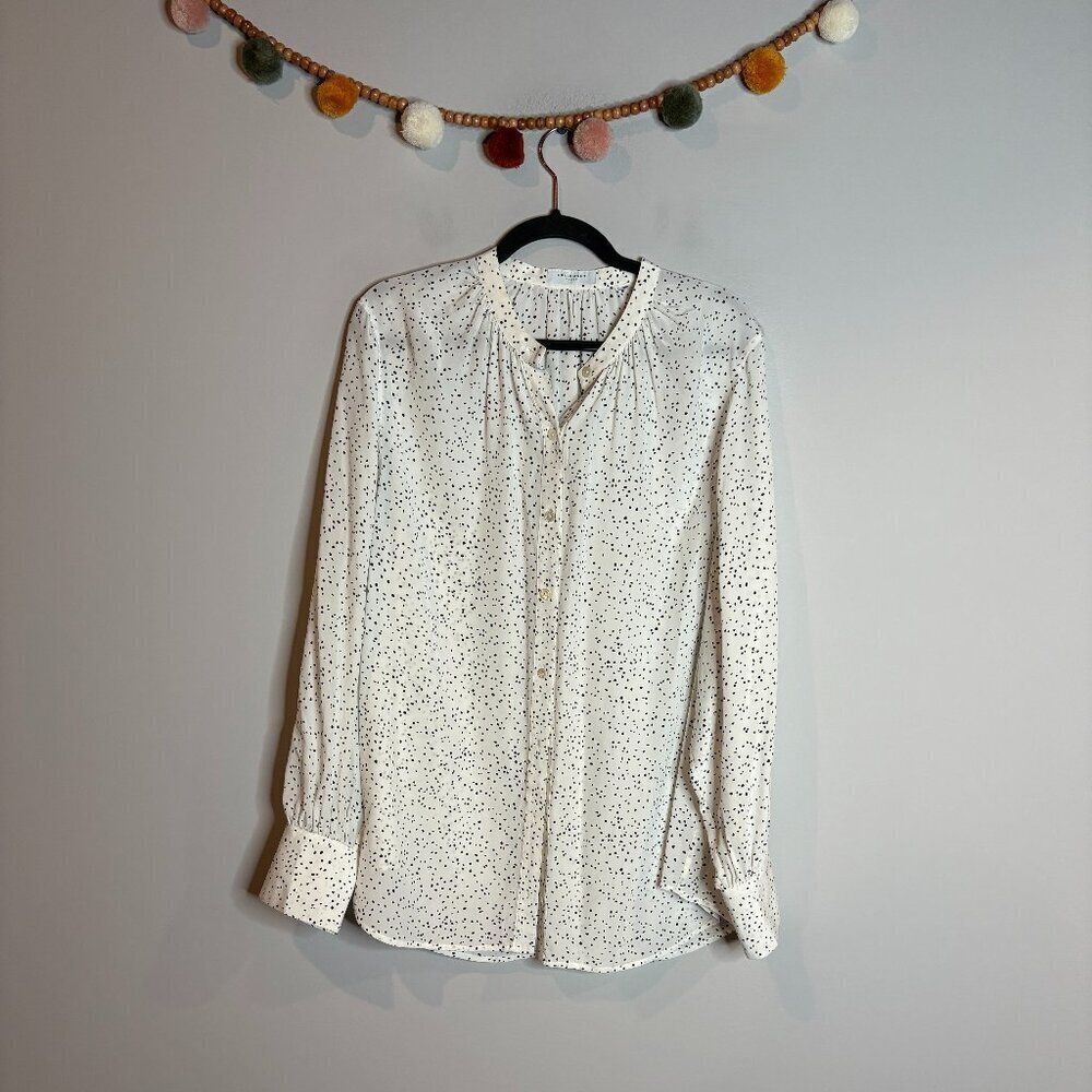 Equipment Femme polka dot patterned silk blouse